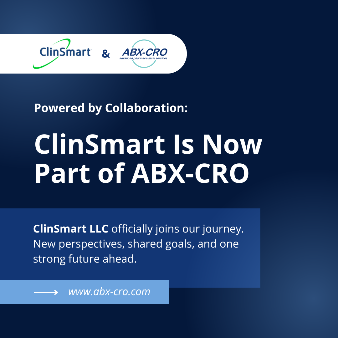 ClinSmart is now part of ABX-CRO announcement